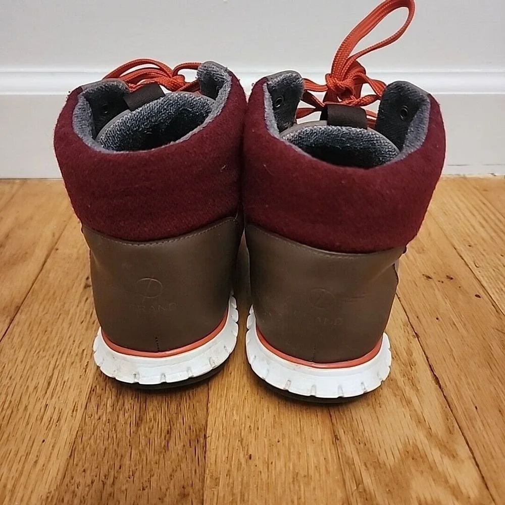 Cole Haan Womens Boots Zerogrand Hiker Size 6.5 B Waterproof‎ Chukka Pre Owned